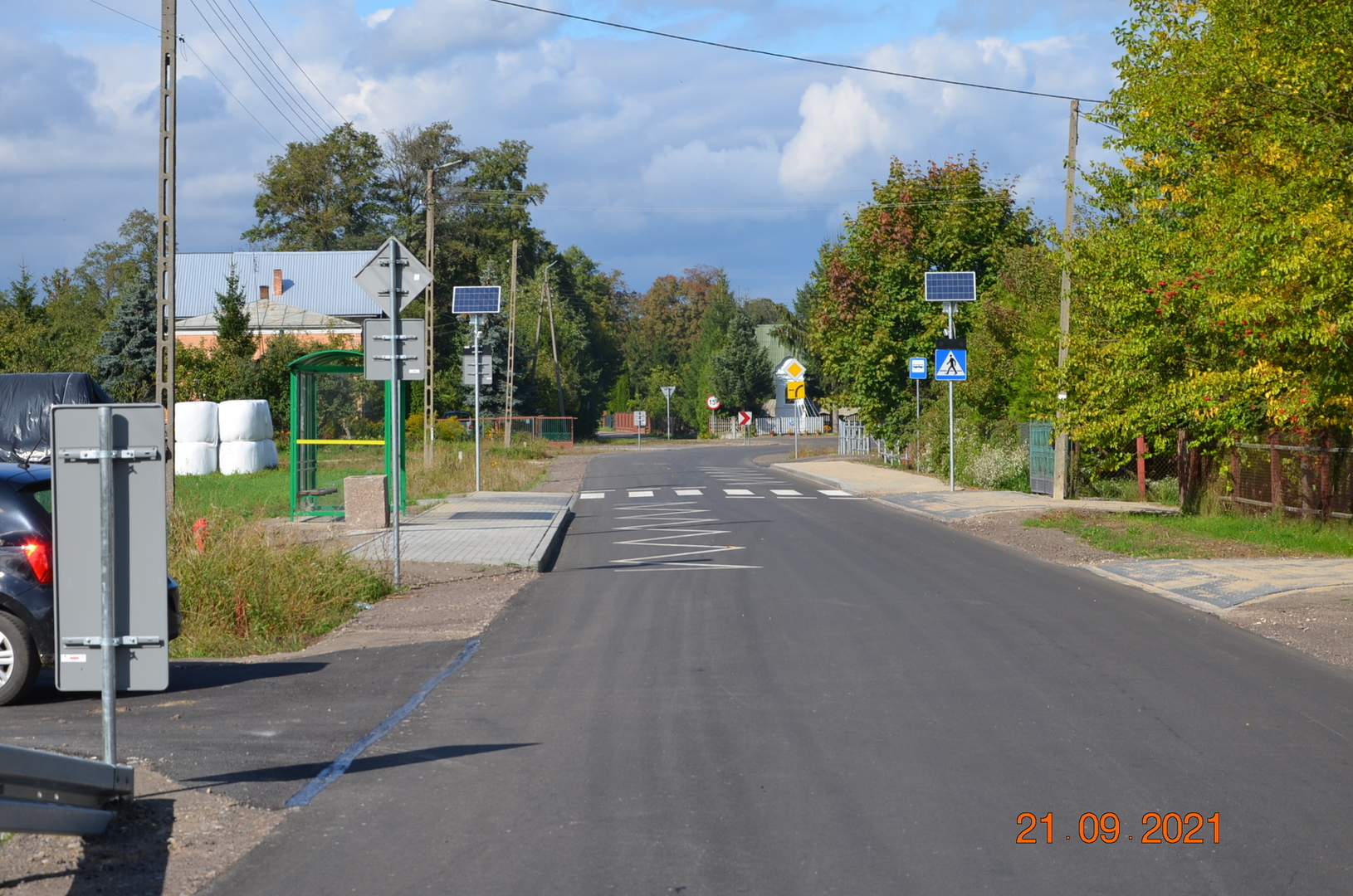 Przebudowana droga relacji Prostyń - Treblinka 