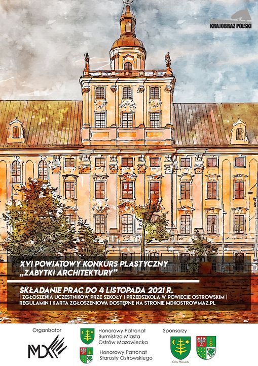 plakat informujący o konkursie