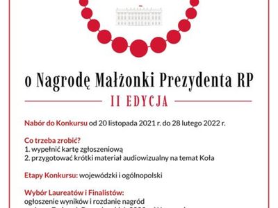 plakat informujący o konkursie