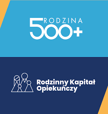 grafika informująca o programach 500+ i RKO
