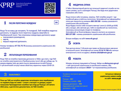 ulotka informacyjna