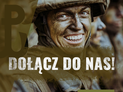 Plakat informujący o naborze do 5 MBOT