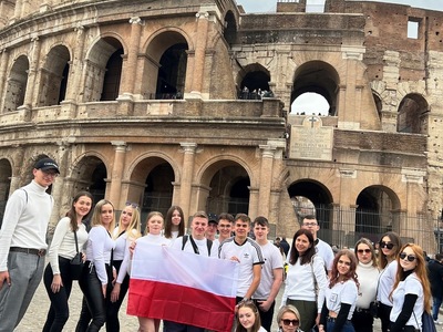 uczniowie "Rubinka" na praktykach we Włoszech
