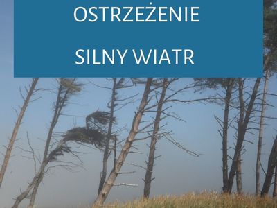 Ostrzeżenie silny wiatr
