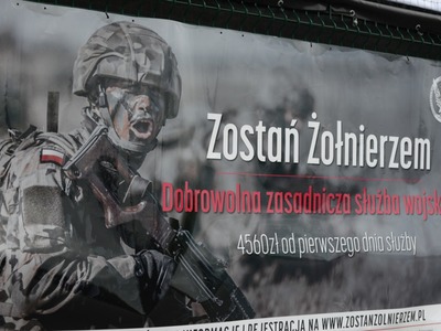 Plakat zostań żołnierzem