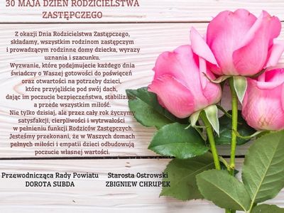 życzenia z okazji Dnia rodzicielstwa zastępczego