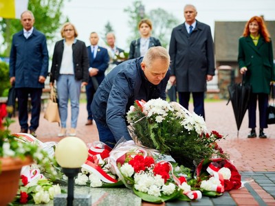 Delegacja dyrektorów szkół ponadpodstawowych, dla których organem prowadzącym jest Powiat Ostrowski 