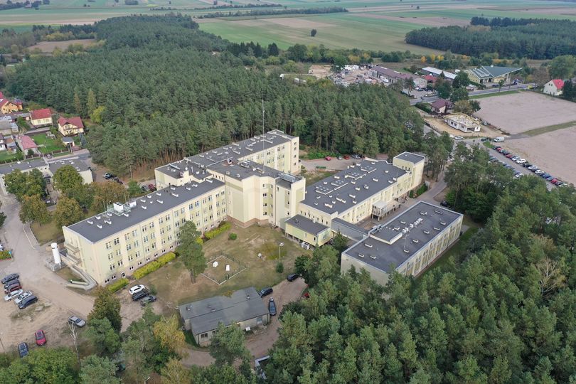 budynek szpitala w Ostrowi Mazowieckiej