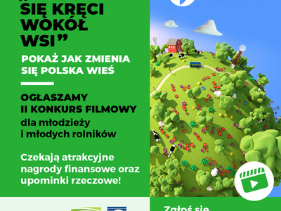 plakat informujący o konkursie