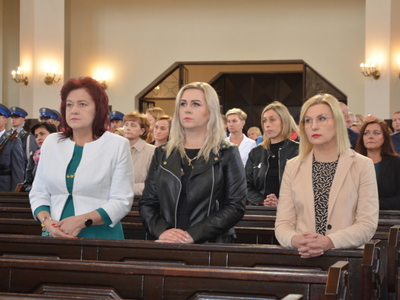 Uroczystość nadania sztandaru KPP w Ostrowi Mazowieckiej