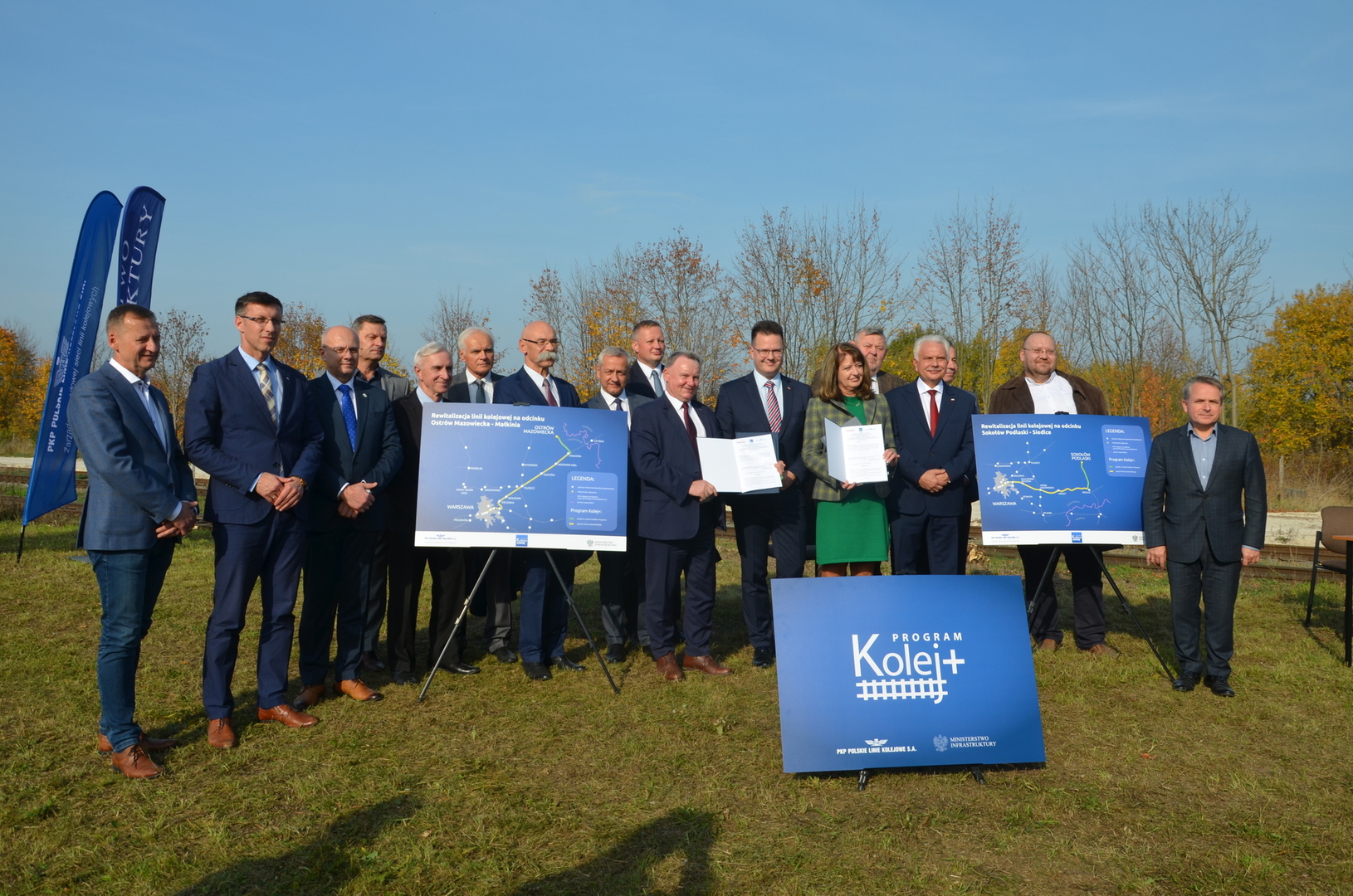 Podpisanie umów na realizację projektów z Rządowego Programu Uzupełniania Lokalnej i Regionalnej Infrastruktury Kolejowej Kolej Plus