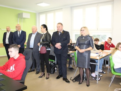 Uroczyste otwarcie pracowni symulatorów sterowania ruchem kolejowym 