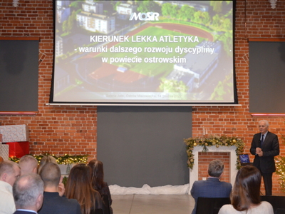 Konferencja „Kierunek Lekka Atletyka – warunki dalszego rozwoju dyscypliny w powiecie ostrowskim"