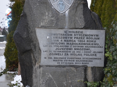 Obchody 160. rocznicy wybuchu Powstania Styczniowego