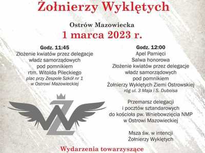 Plakat informujący o wydarzeniu