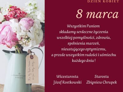 życzenia z okazji Dnia Kobiet