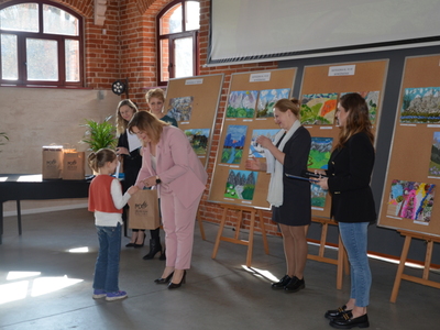 Wręczenie nagród w konkursie plastycznym 