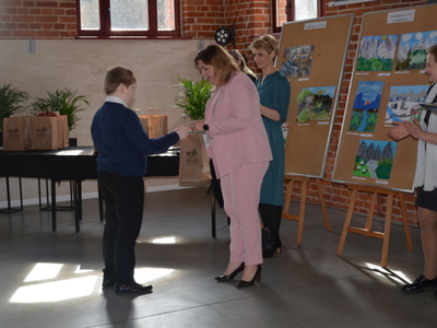 Wręczenie nagród w konkursie plastycznym 
