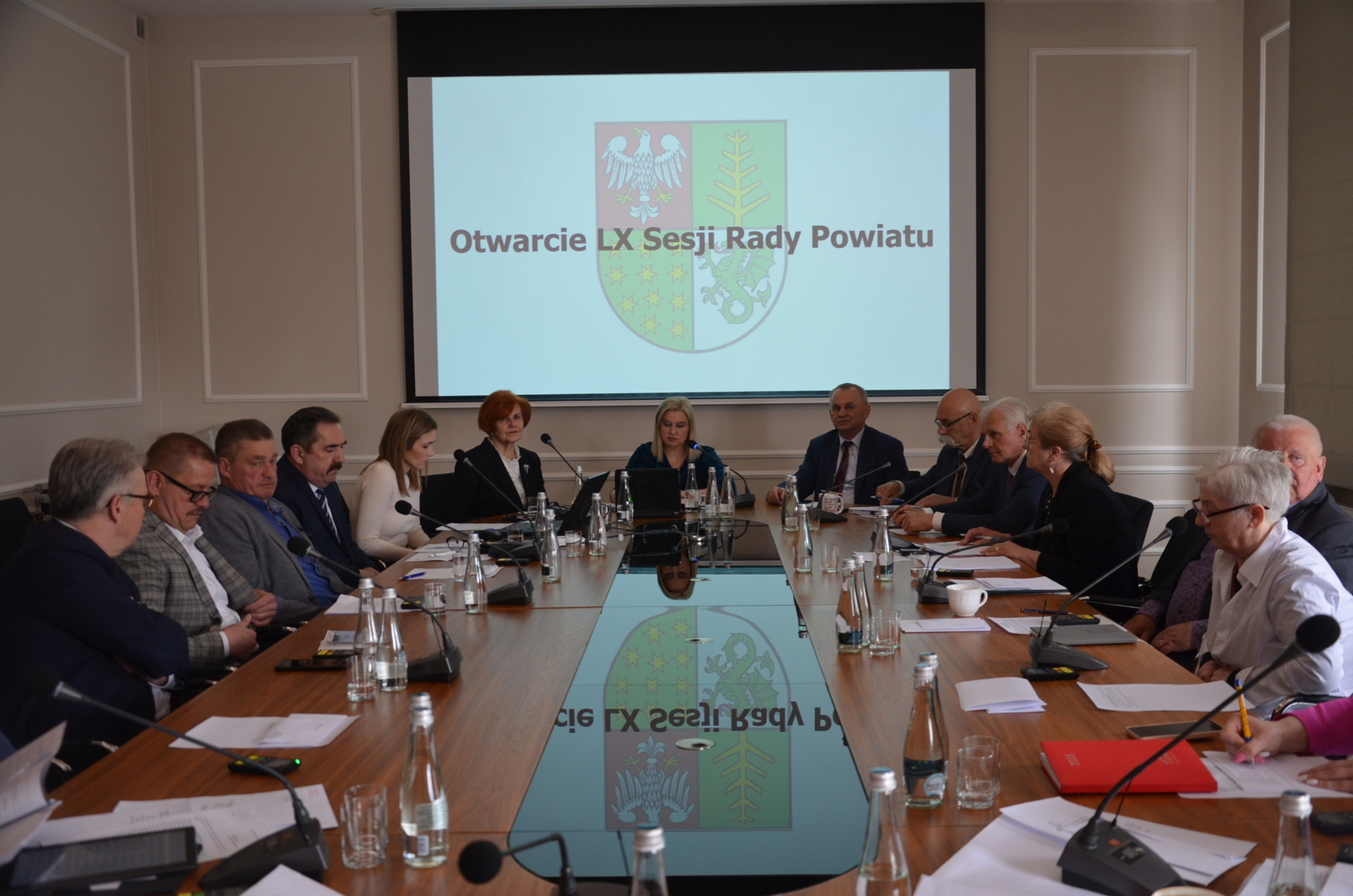 Posiedzenie Rady Powiatu w Ostrowi Mazowieckiej 