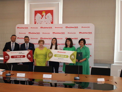 Podpisanie umów na realizację inwestycji przy wsparciu Samorządu Województwa Mazowieckiego