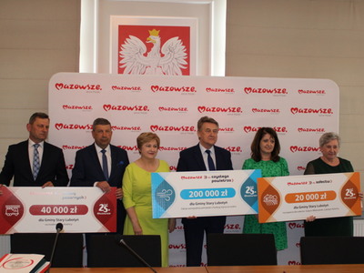Podpisanie umów na realizację inwestycji przy wsparciu Samorządu Województwa Mazowieckiego