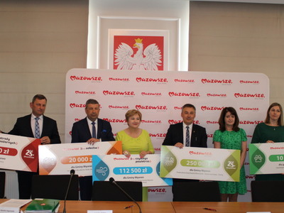 Podpisanie umów na realizację inwestycji przy wsparciu Samorządu Województwa Mazowieckiego