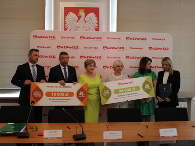 Podpisanie umów na realizację inwestycji przy wsparciu Samorządu Województwa Mazowieckiego