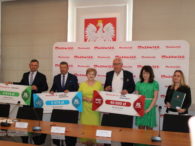 Podpisanie umów na realizację inwestycji przy wsparciu Samorządu Województwa Mazowieckiego