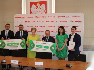 Podpisanie umów na realizację inwestycji przy wsparciu Samorządu Województwa Mazowieckiego