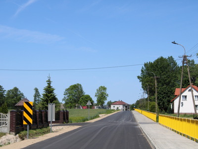 Droga na odcinku Jasienica - Kowalówka 
