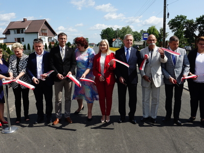 Uroczyste otwarcie drogi powiatowej nr 2607W Jasienica - Kowalówka - Stara Ruskołęka