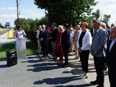 Uroczyste otwarcie drogi powiatowej nr 2607W Jasienica - Kowalówka - Stara Ruskołęka
