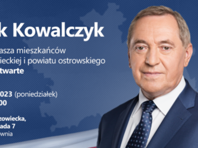 plakat informujący o spotkaniu