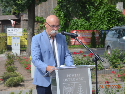 uroczyste otwarcie nowo przebudowanych dróg w Wąsewie