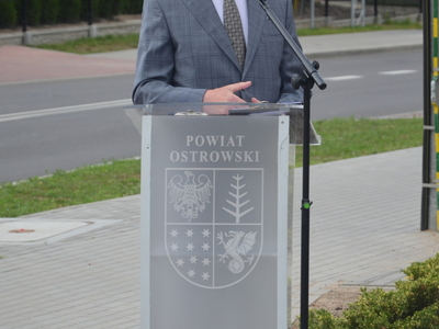uroczyste otwarcie nowo przebudowanych dróg w Wąsewie