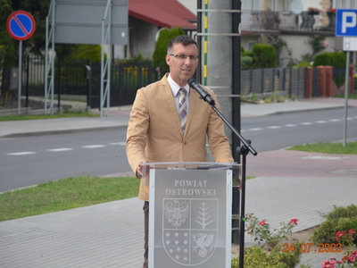 uroczyste otwarcie nowo przebudowanych dróg w Wąsewie