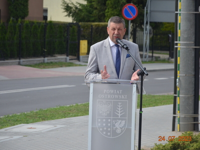 uroczyste otwarcie nowo przebudowanych dróg w Wąsewie