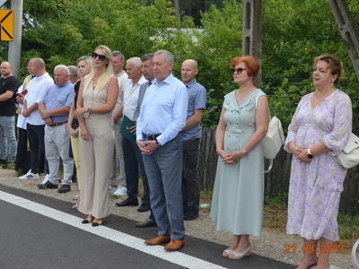 otwarcie drogi w Gąsiorowie