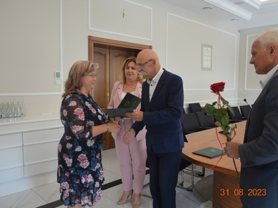 Uroczyste wręczenie aktów nadania stopnia nauczyciela mianowanego