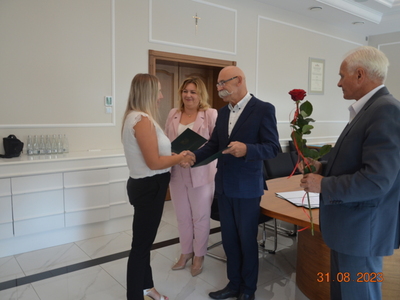 Uroczyste wręczenie aktów nadania stopnia nauczyciela mianowanego