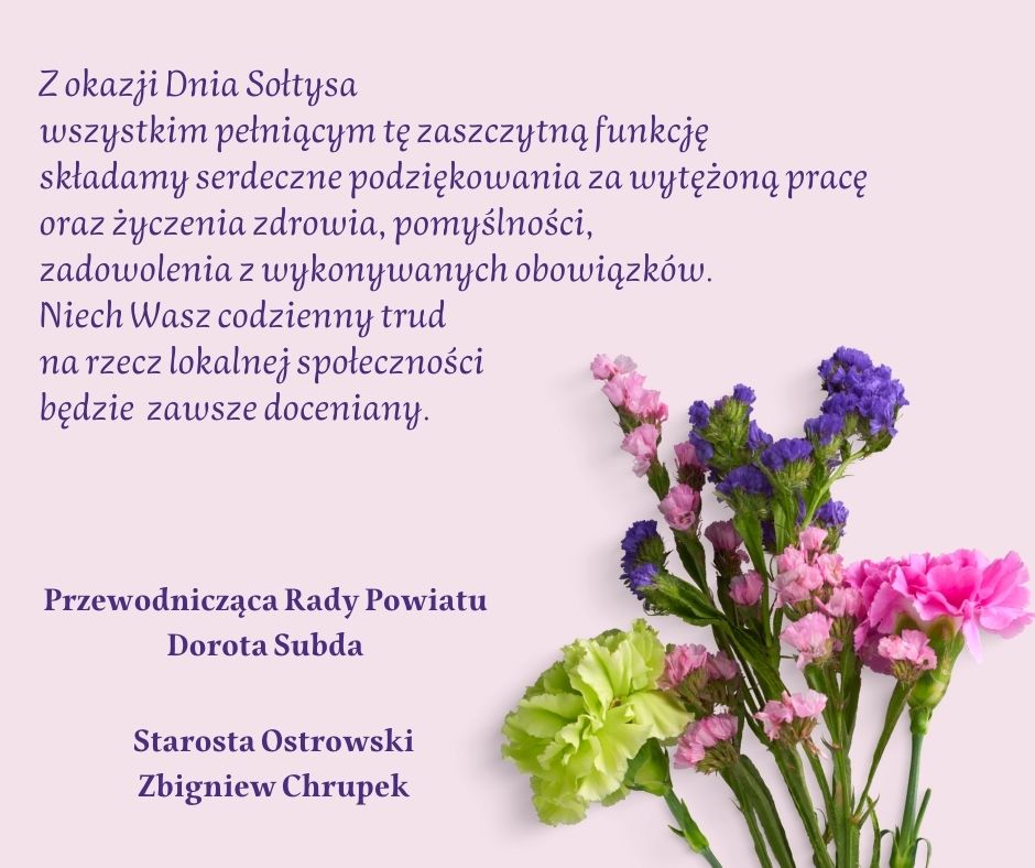 życzenia z okazji Dnia Sołtysa