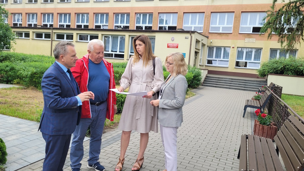 Z wizytą w Zespole Szkół im. Stanisława Staszica w Małkini