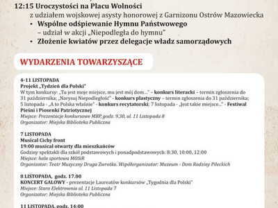 Plakat, program obchodów