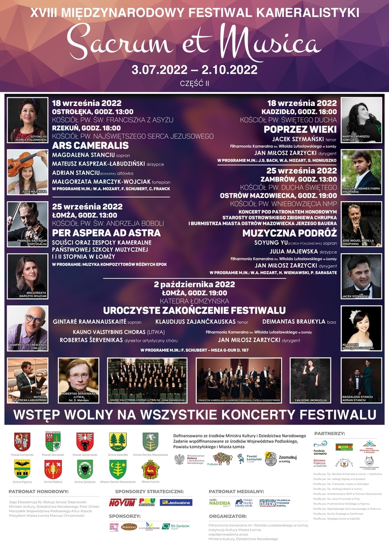 Afisz Sacrum et Musica