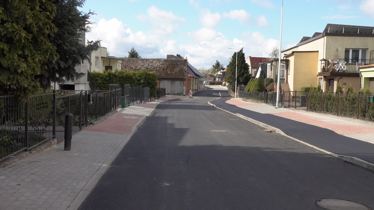 Zdjęcie ulicy po remoncie