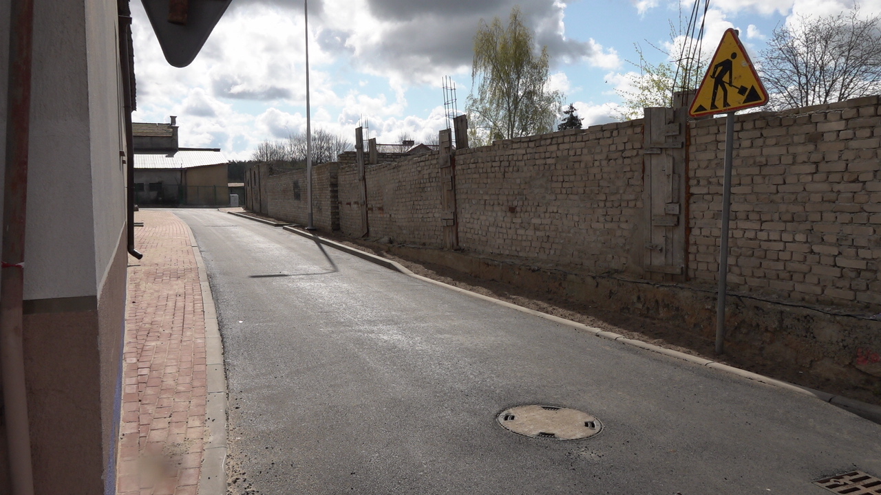 Zdjęcie ulicy po remoncie