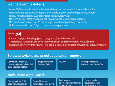 plakat informacyjny