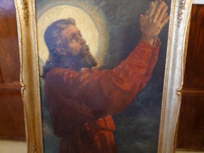 przekazanie obrazu Jezusa przez p. Szczecińskich