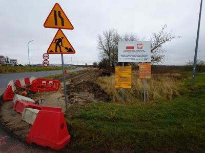 Prace budowlane na strefie przemysłowej Karlinko