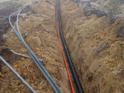 Prace budowlane na strefie przemysłowej Karlinko